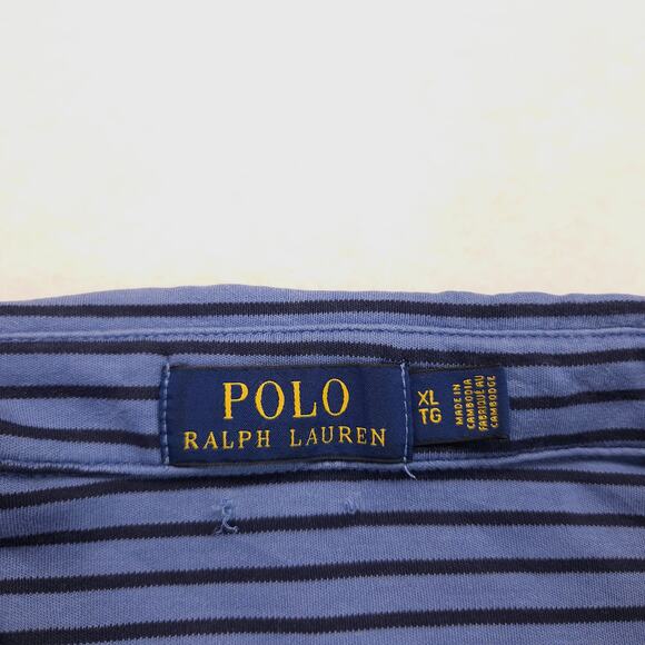 Polo Ralph Lauren Casual Collared Short Sleeve Polo Shirt Mens Size XL Blue - Picture 3 of 9
